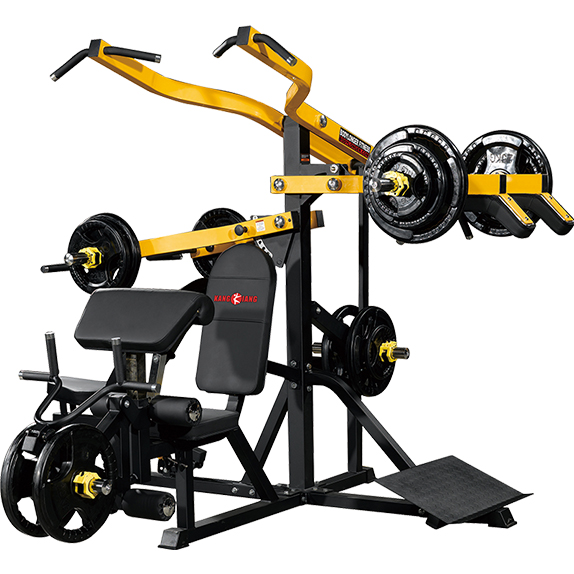 leyu.乐鱼免维护力量训练器三方位综合训练器BK-167三人站大型组合健身器材 BK-167