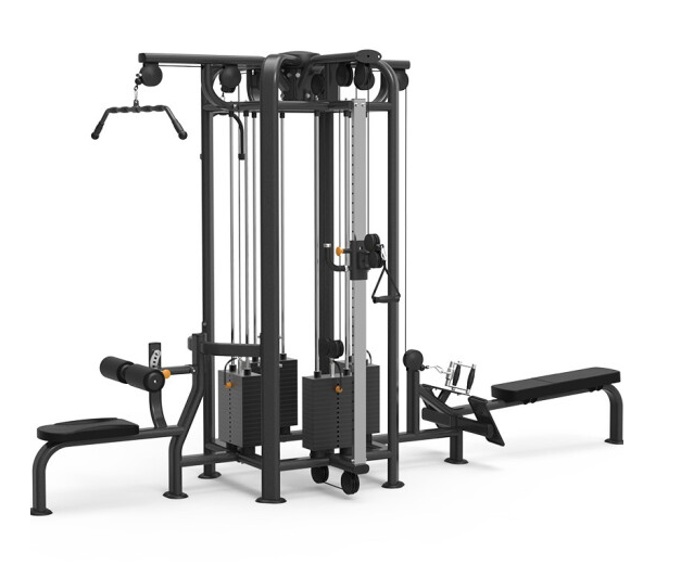 leyu.乐鱼四方位多功能训练架360综合训练器健身房专用 9028A四方位训练架