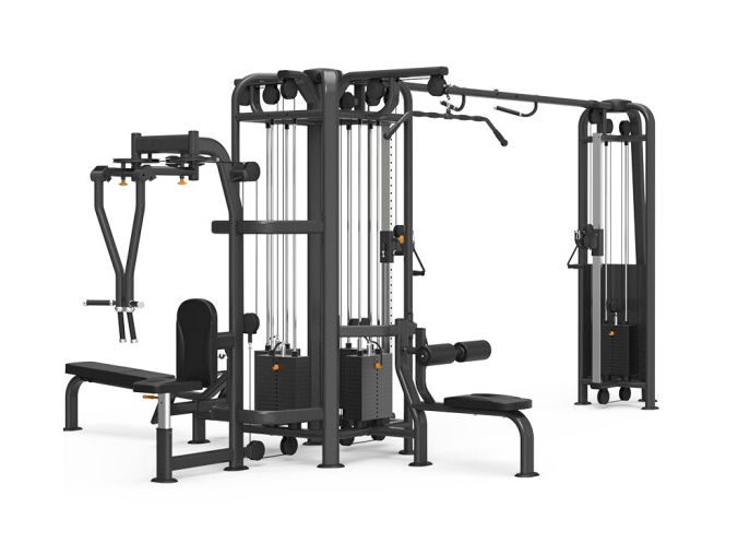 leyu.乐鱼四方位多功能训练架360综合训练器健身房专用 9028B五方位训练架