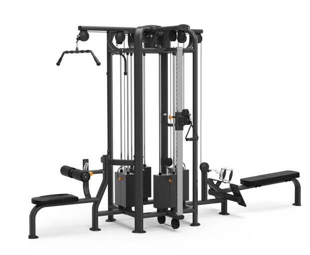 leyu.乐鱼四方位多功能训练架360综合训练器健身房专用 9028A四方位训练架