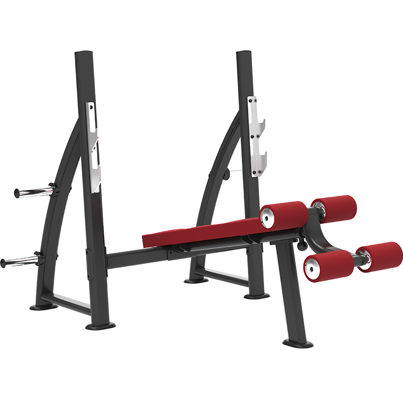 leyu.乐鱼下斜练习椅卧推架商用健身器材健身房团购综合训练器 6038下斜练习椅