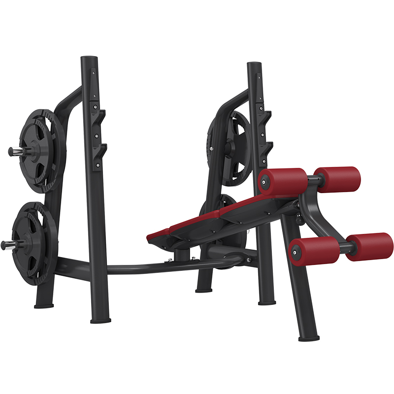 leyu.乐鱼 6038下斜练习椅卧推架商用健身器材健身房团购综合训练器