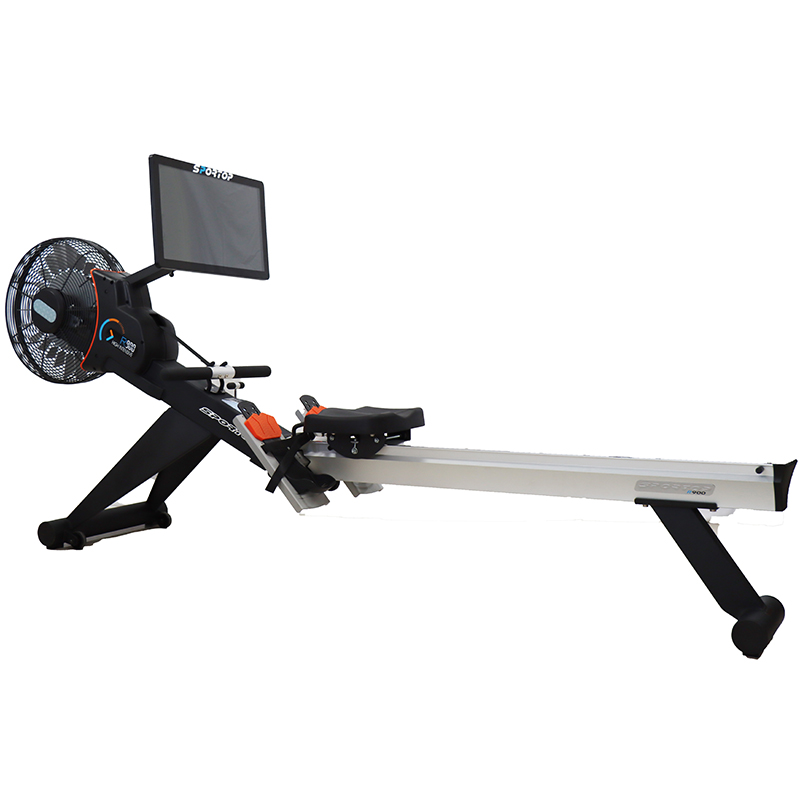 leyu.乐鱼商用智能划船机R900T彩屏磁控风阻双功能健身房专用彩屏划船机
